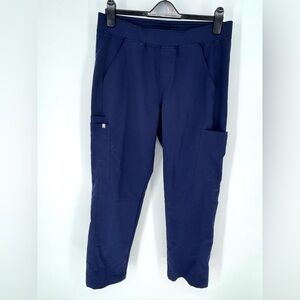 Figs medical, scrubs navy Blue Men's Cargo Pants PO#1803